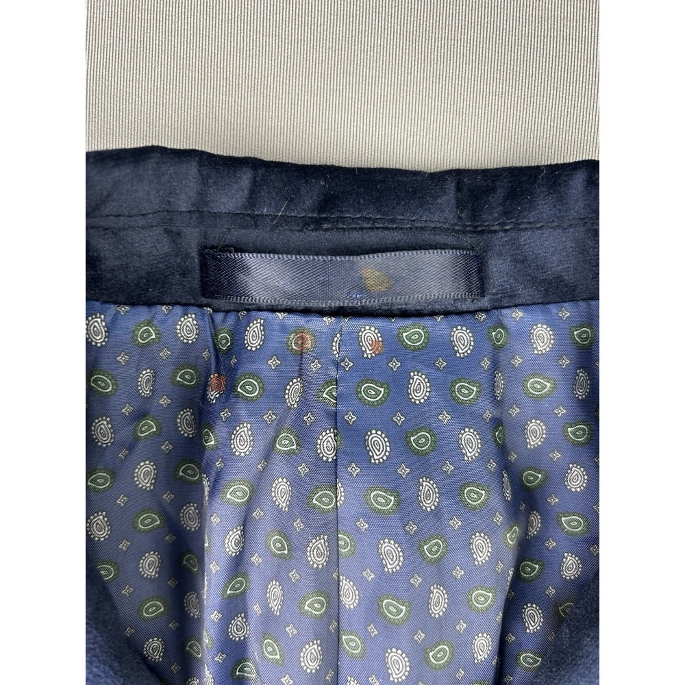 Isaac Mizrahi‎ Boys 14 SLIM Blue Velvet Suit Jacket & Pants NEW With Tags (Read) - Picture 2 of 16